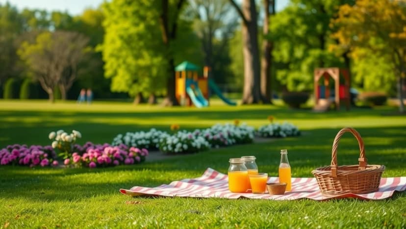 En dag i parken väcker glädje