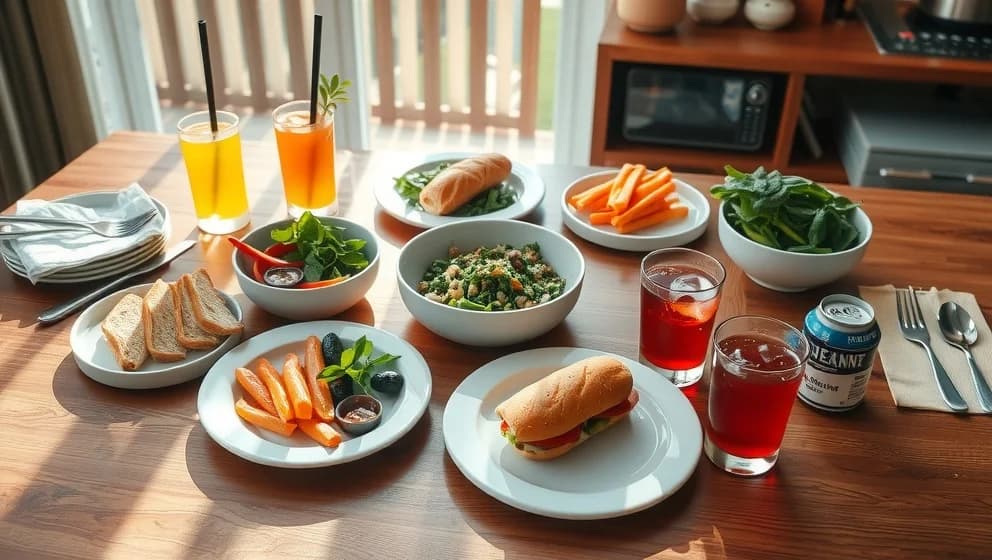 Enkel lunch att bjuda på hemma