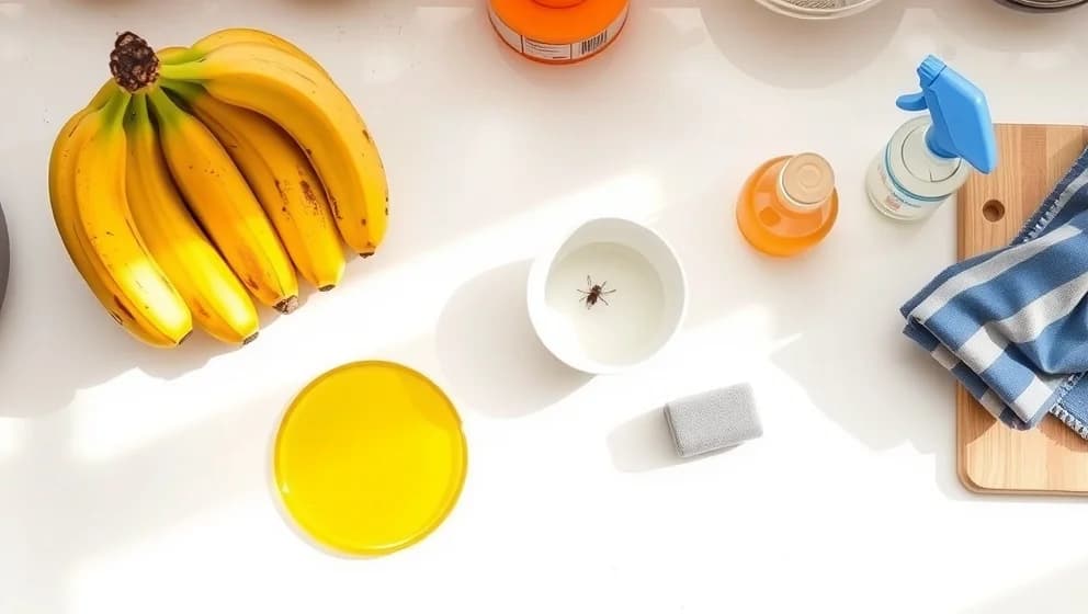 Hur får man bort bananflugor från köket