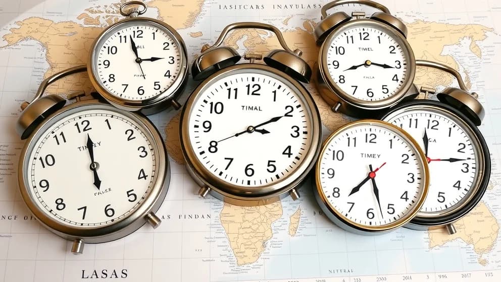 Hur mycket är klockan i USA just nu