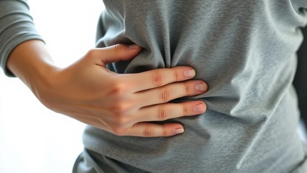 Konstig känsla under höger revben