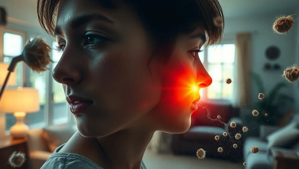 Ont i bihålorna utan förkylning vad kan det vara