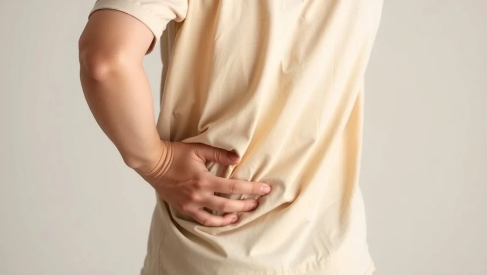 Ont i höger sida av ryggen vad kan det bero på