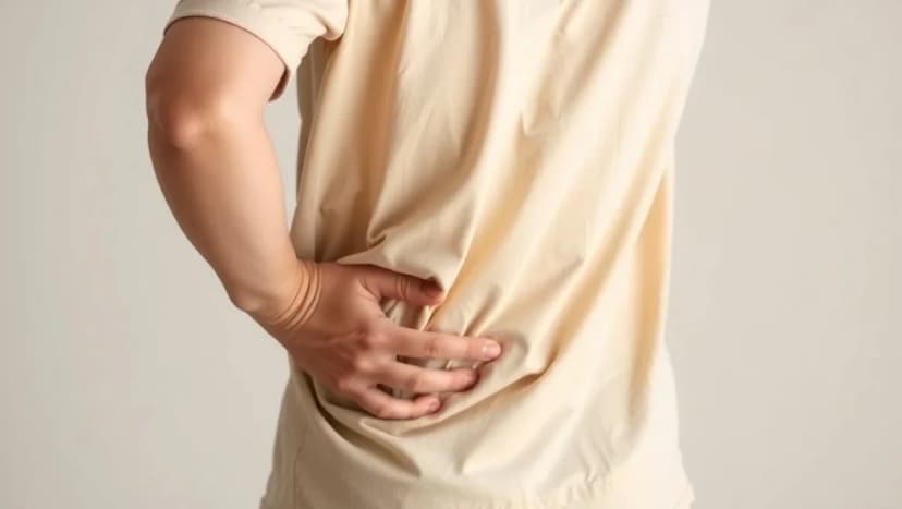 Ont i höger sida av ryggen vad kan det bero på