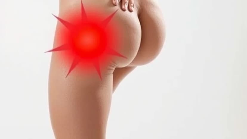 Ont i ljumsken strålar ner i benet