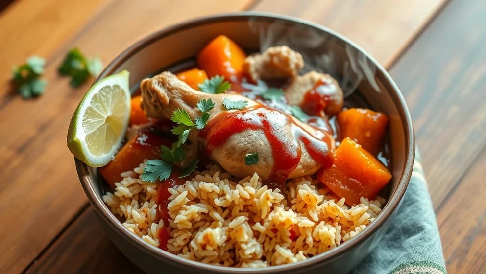 Bästa sås till kyckling och ris hemma